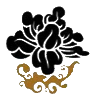 黑牡丹 logo